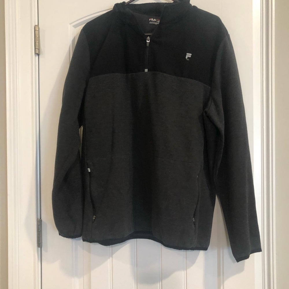 XXL Fila gray and black pullover